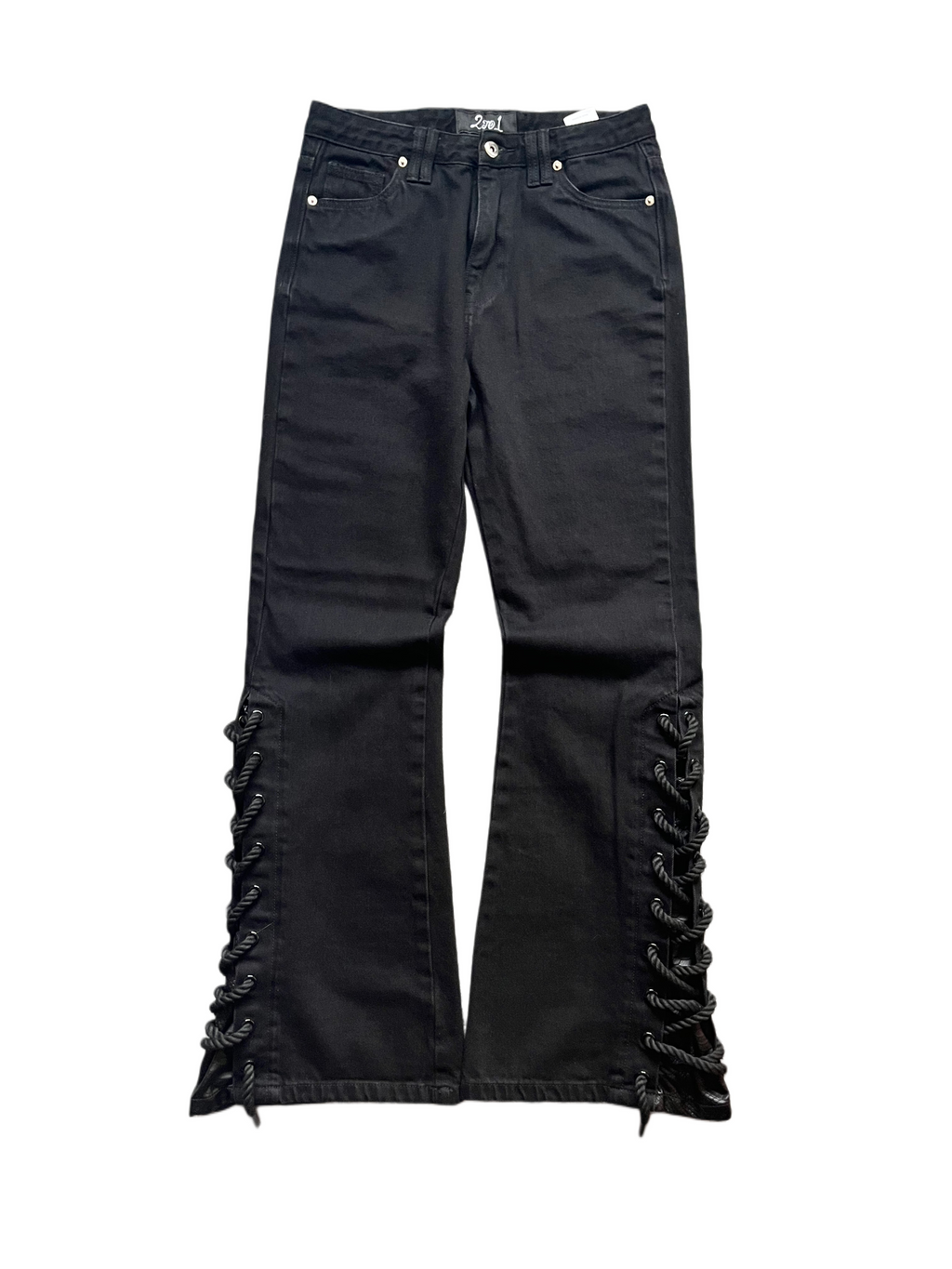 Flared "Hidden Snake Denim"