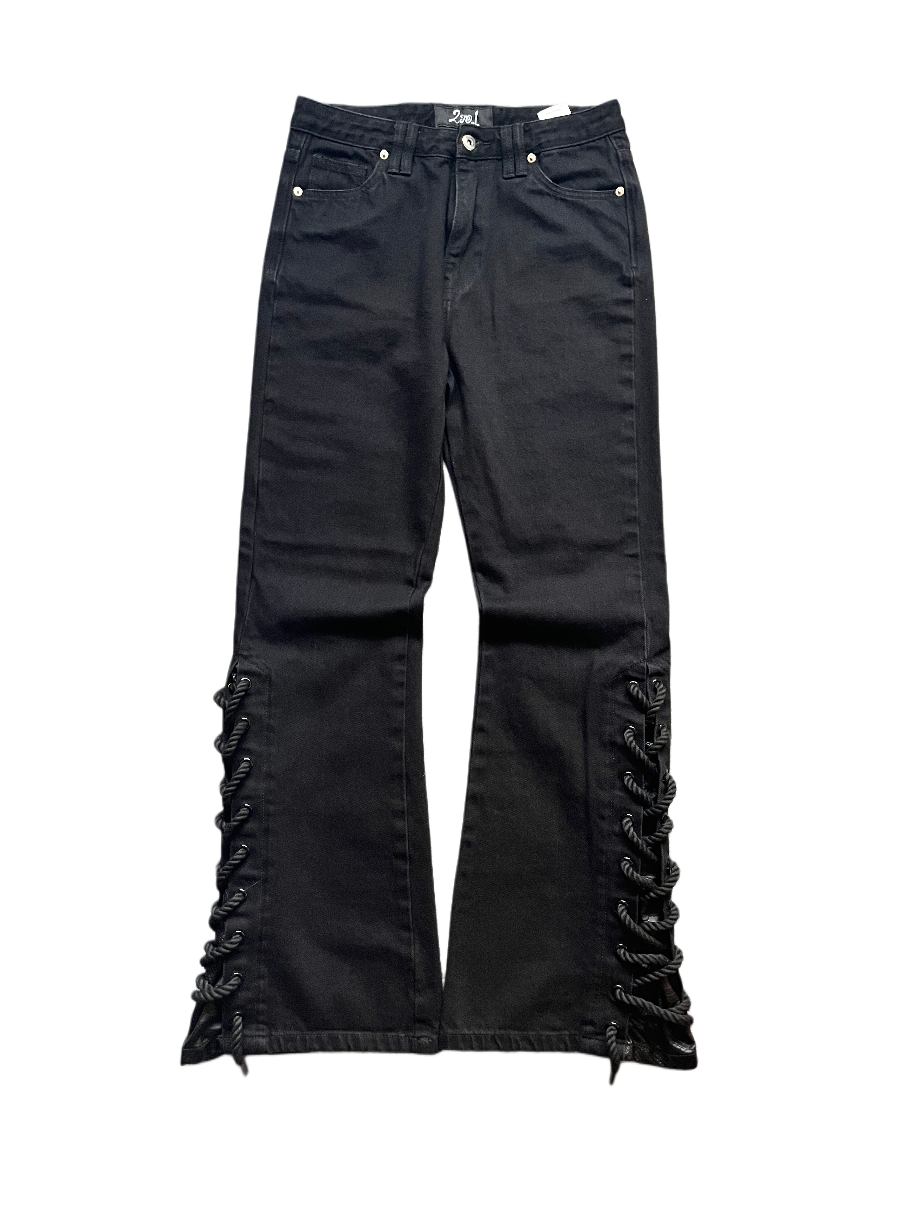 Flared "Hidden Snake Denim"
