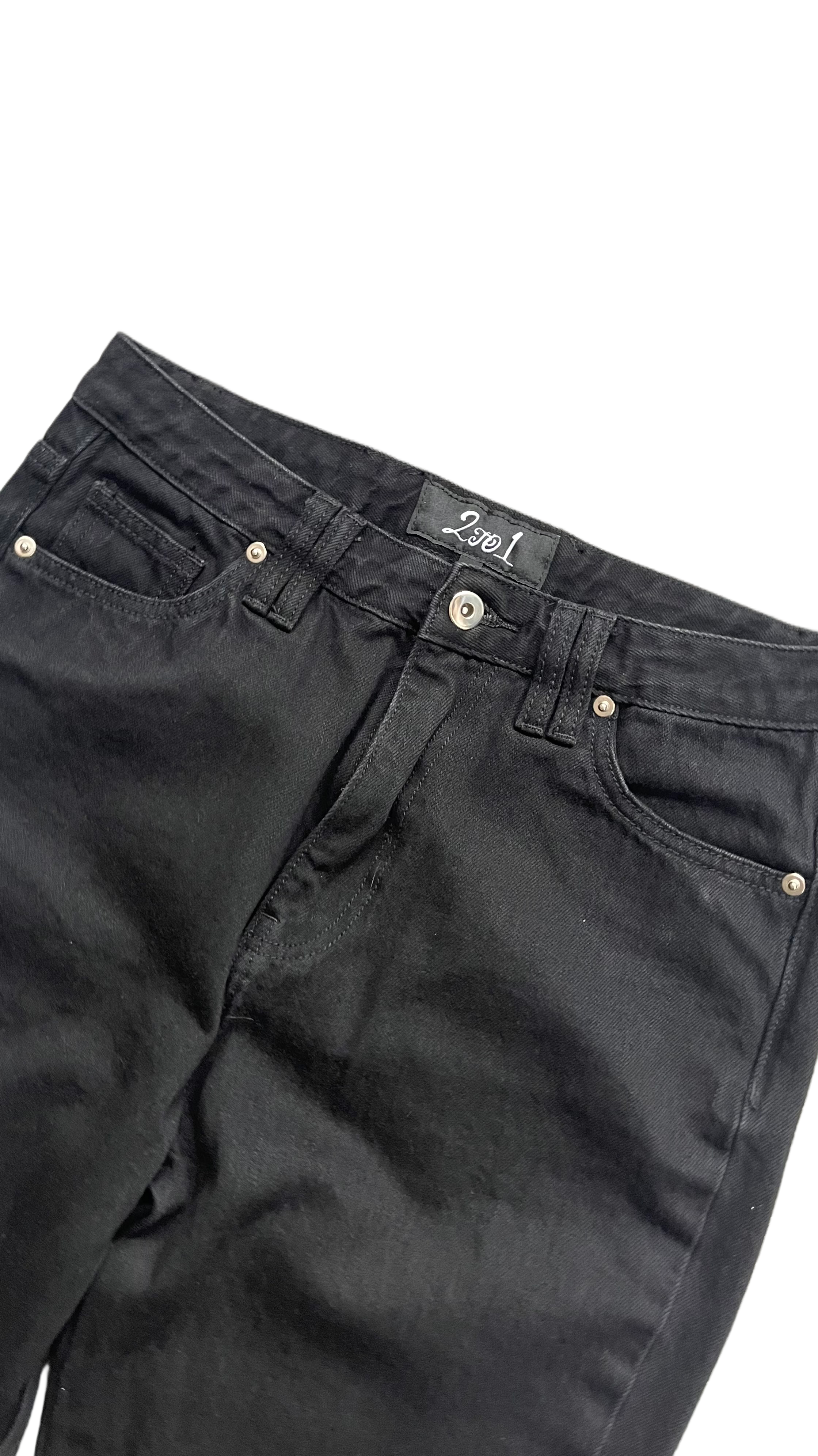 Flared "Hidden Snake Denim"