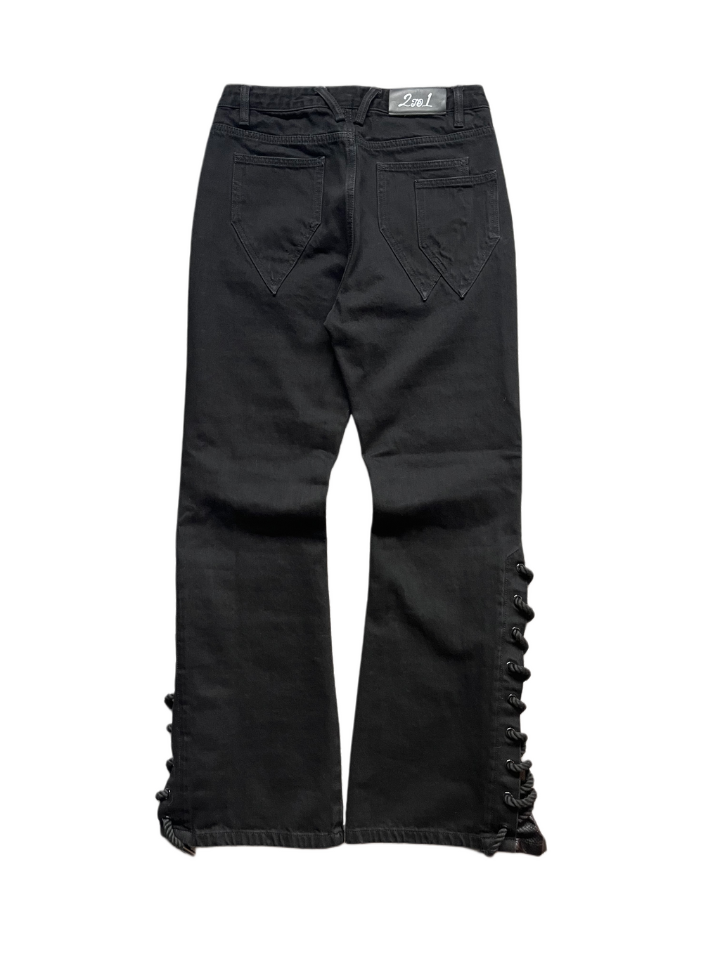 Flared "Hidden Snake Denim"
