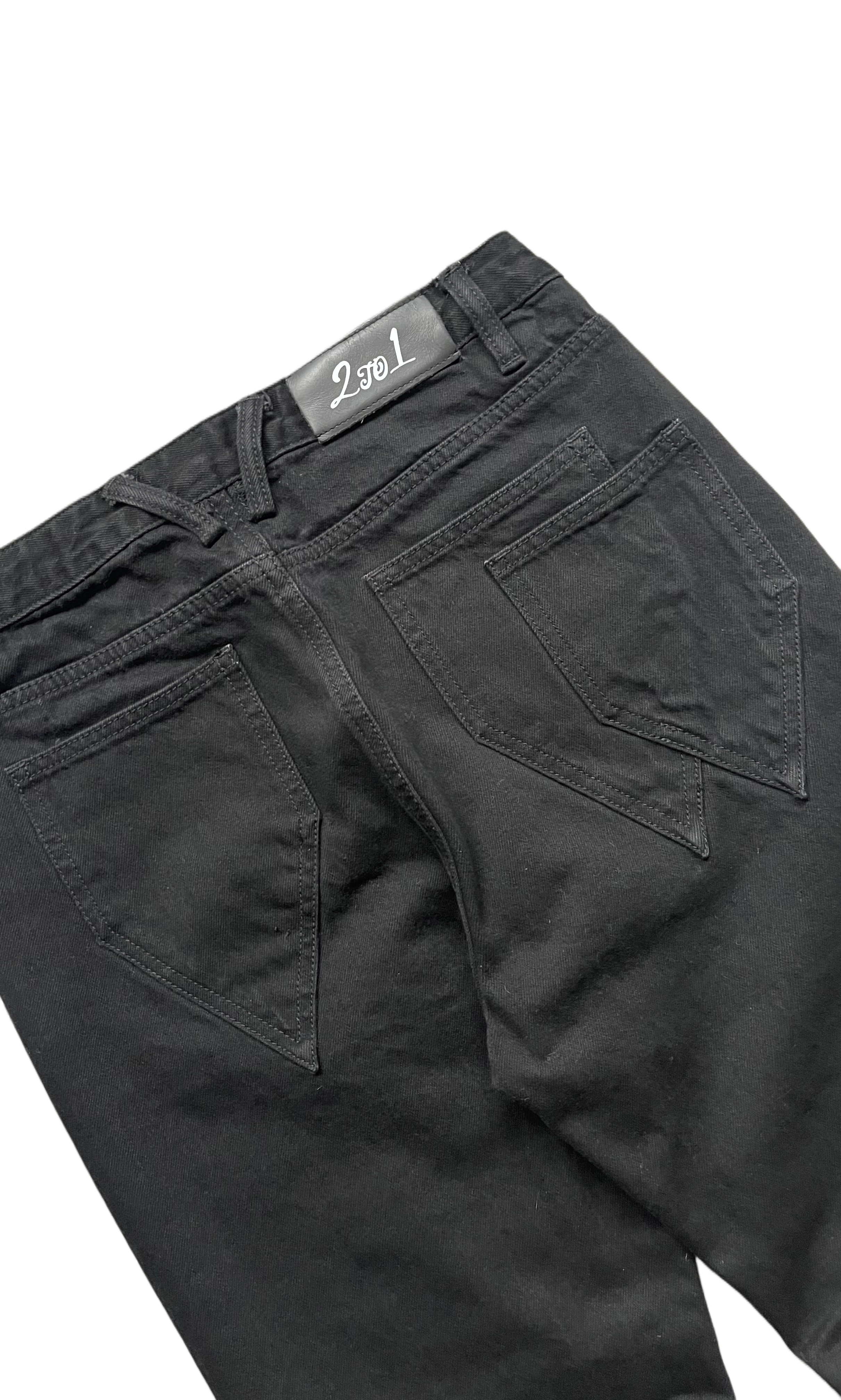 Flared "Hidden Snake Denim"