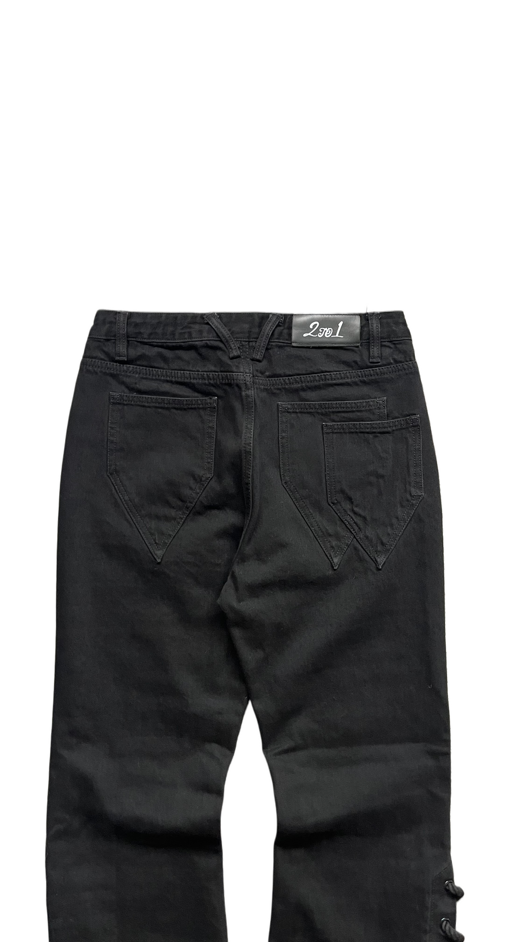 Flared "Hidden Snake Denim"