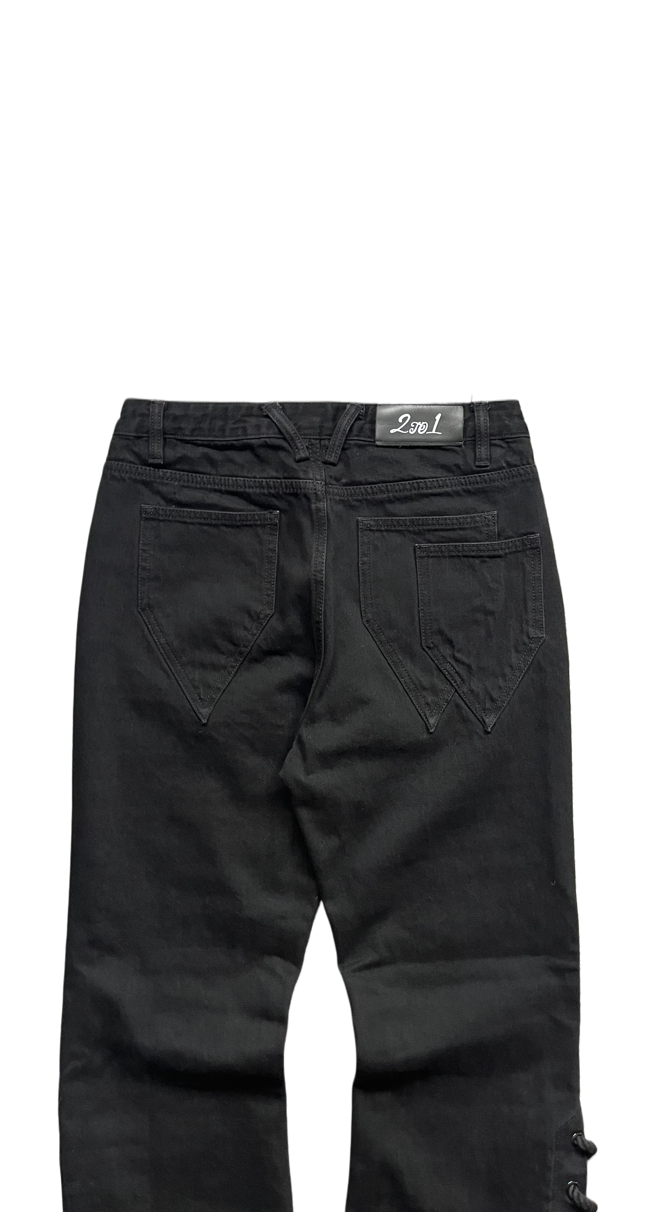 Flared "Hidden Snake Denim"